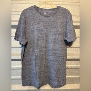 H&M Men's Heathered Gray Tee